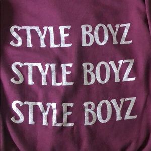 Popstar:NeverStopNeverStopping Style Boyz Crewneck